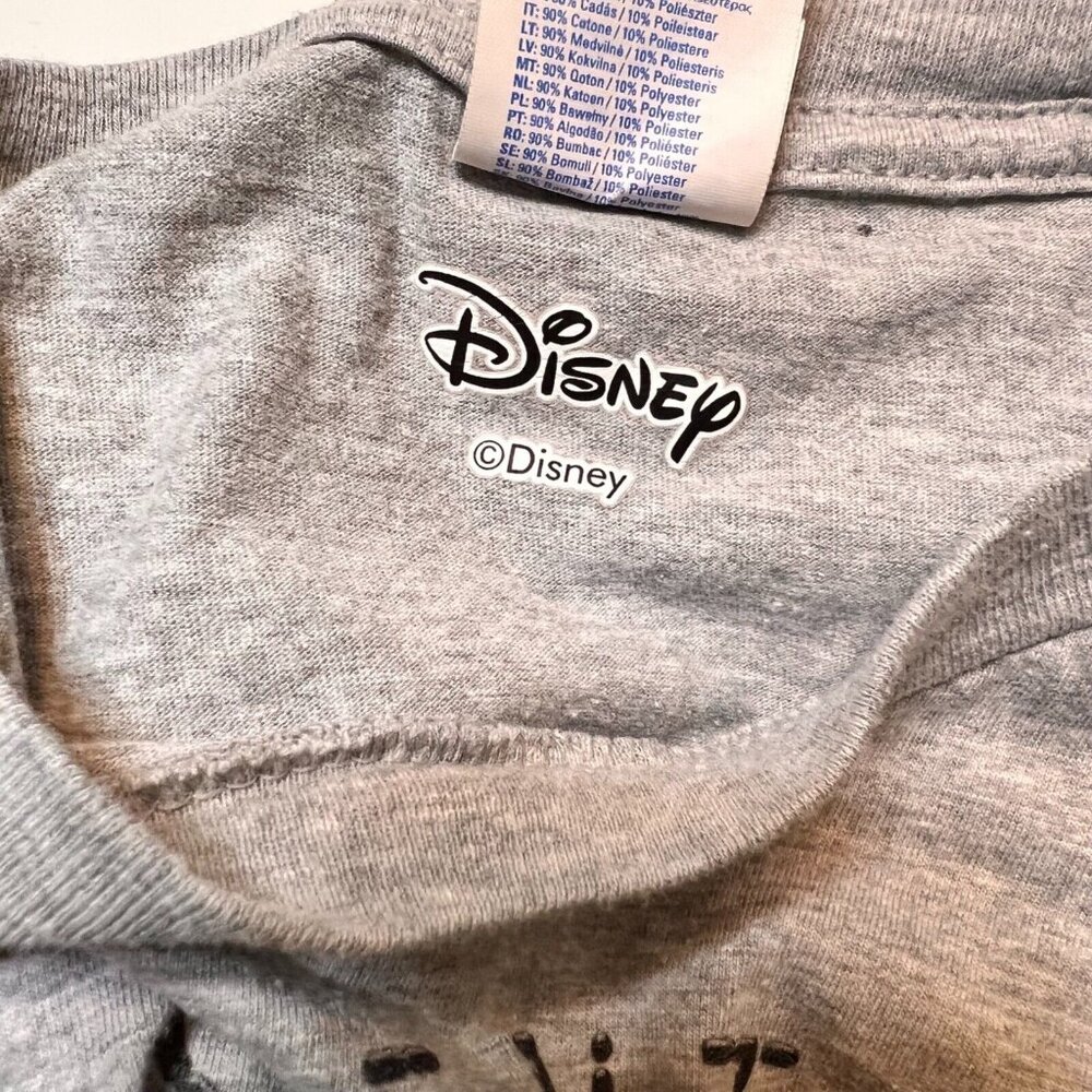 Disney Eeyore Donkey Sz XL T-Shirt Gray Ring Spun Feeling Sentimental Daisy - Picture 6 of 11